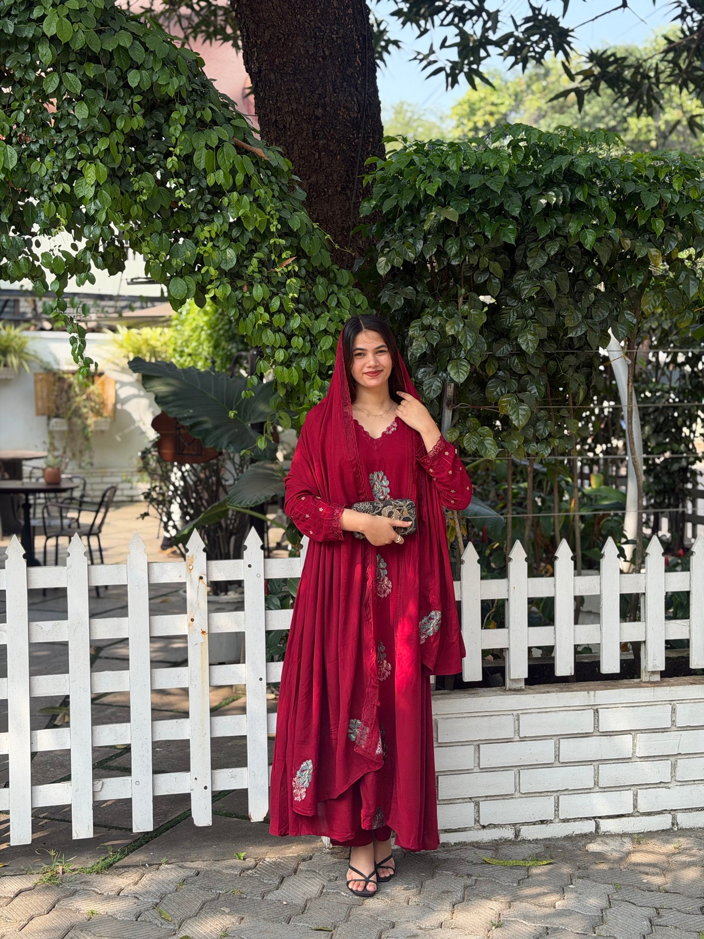 Wrinkle Rayon Salwar Suit Set