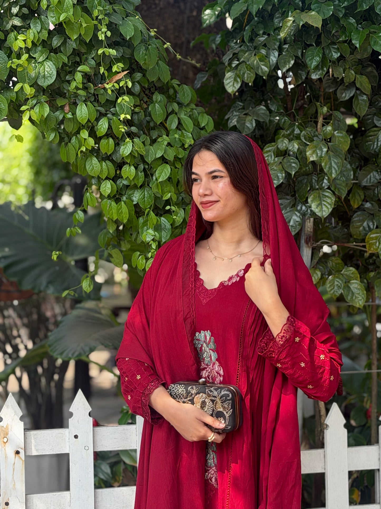 Wrinkle Rayon Salwar Suit Set