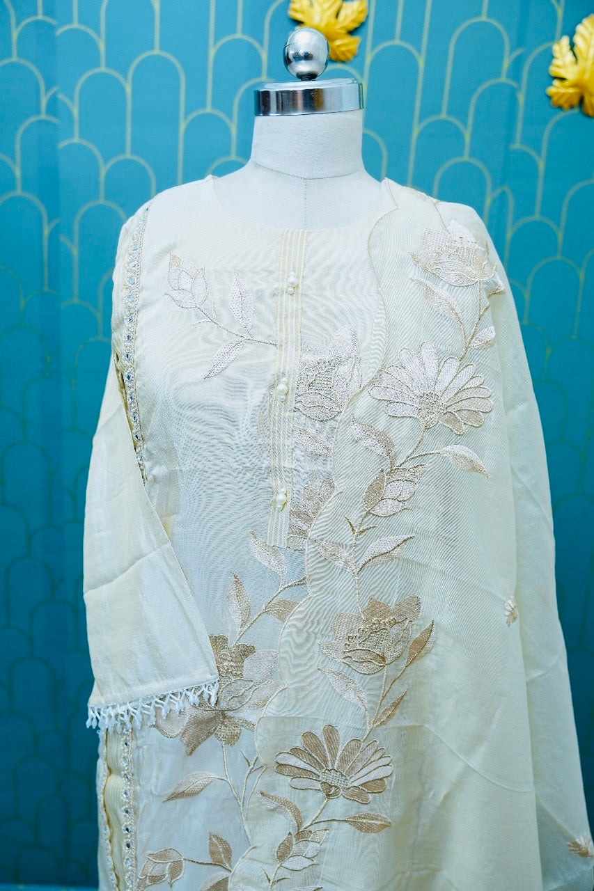 Tissue Silk Salwar Suit Set