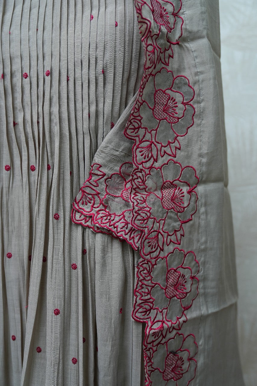 Chanderi Silk Salwar Suit Set