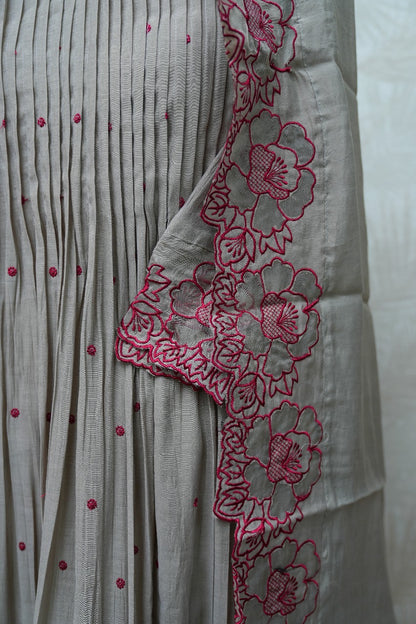 Chanderi Silk Salwar Suit Set