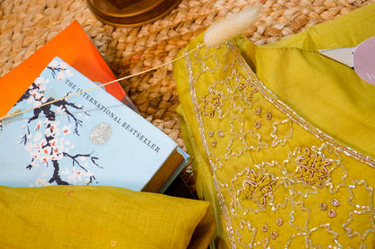 Yolk worked 3 Piece Salwar set