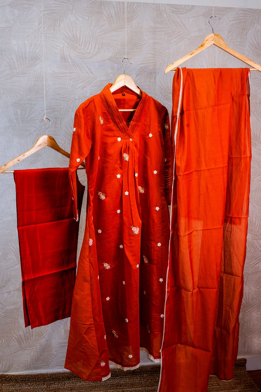 Embroidered 3 Piece Salwar Set