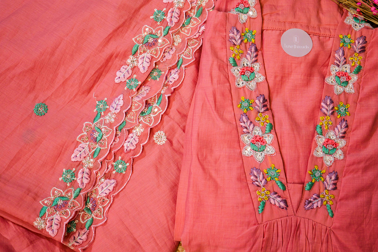 Embroidered 3 Piece Salwar Set
