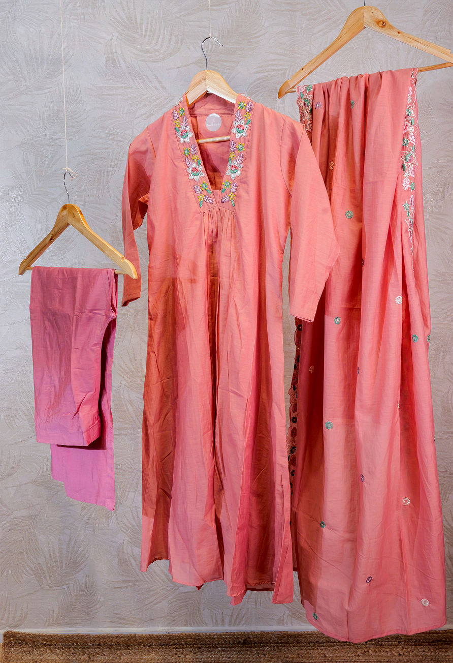 Embroidered 3 Piece Salwar Set